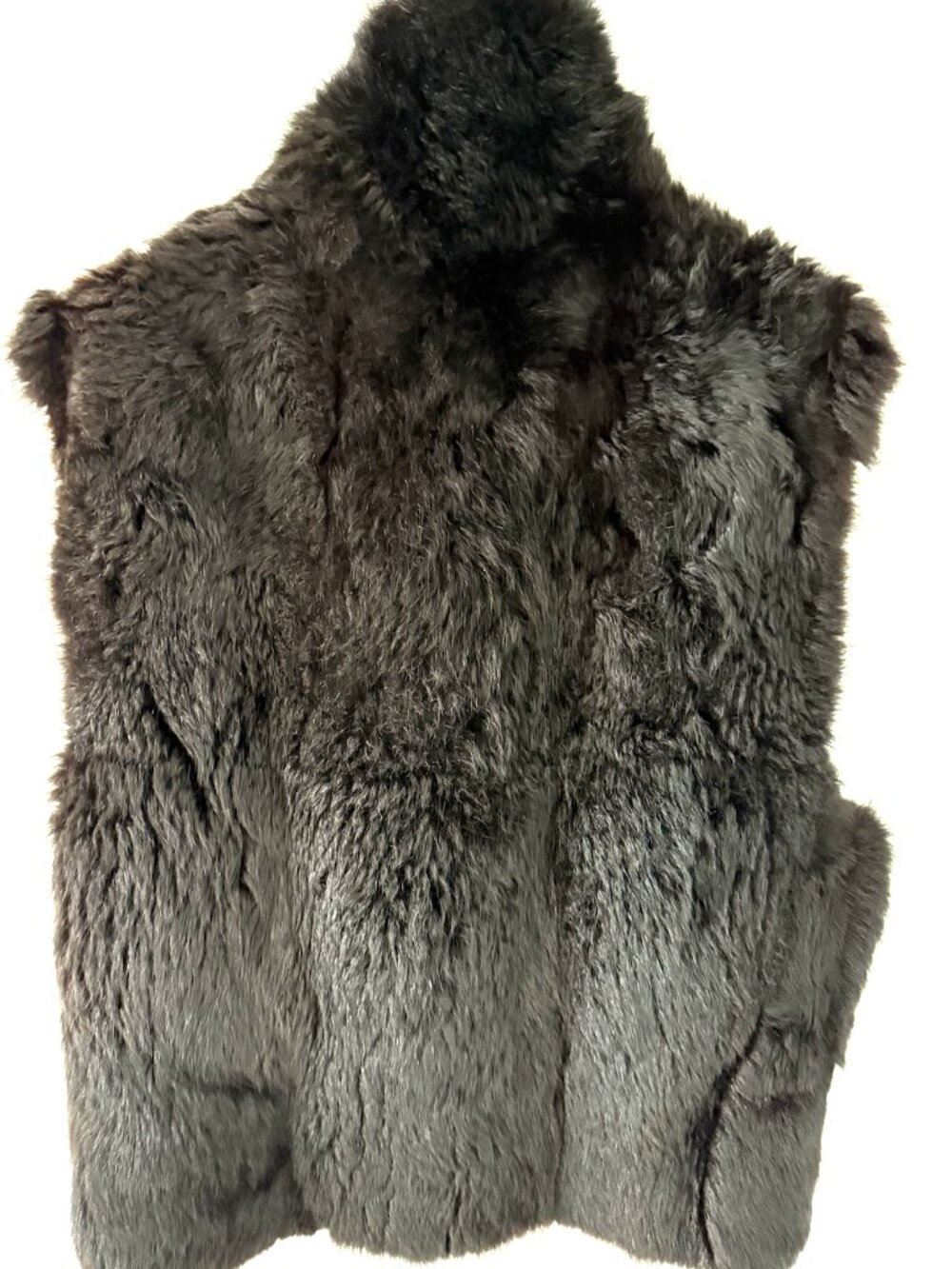 Sleeveless fur vest
